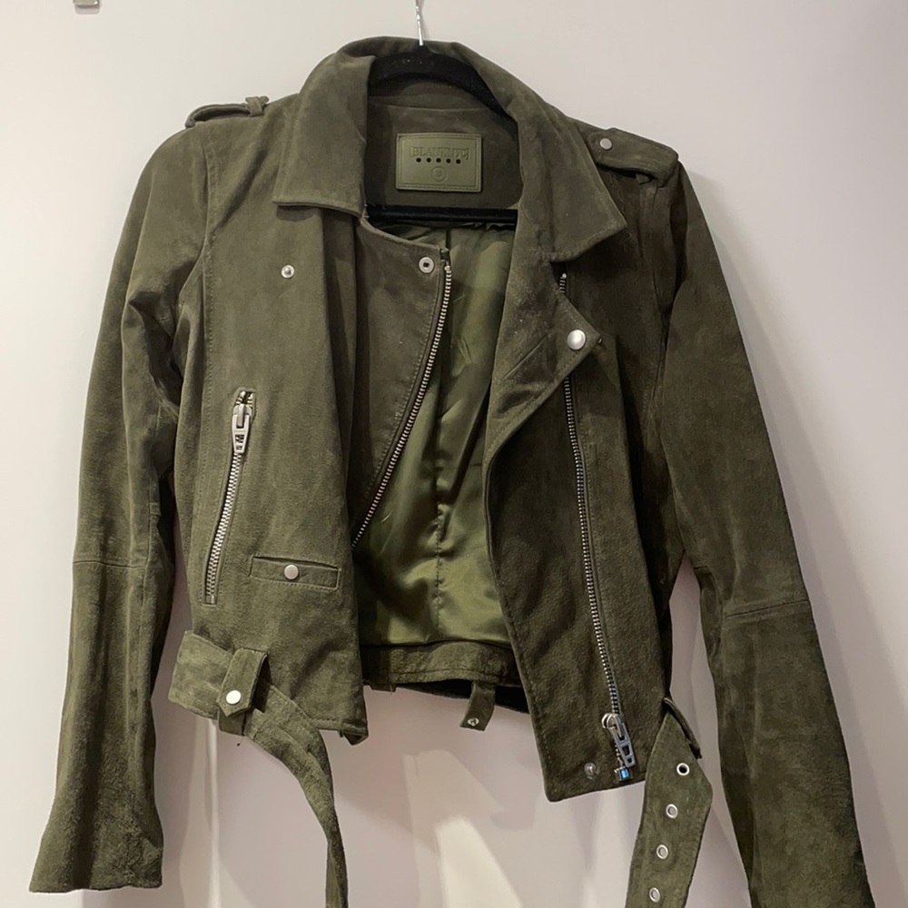 Suede Moto Jacket, BLANKNYC